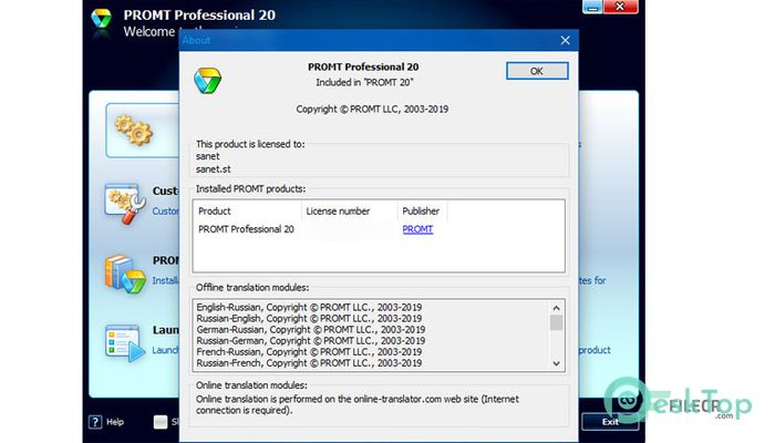 Скачать Promt Professional NMT 22.0.44 полная версия активирована бесплатно