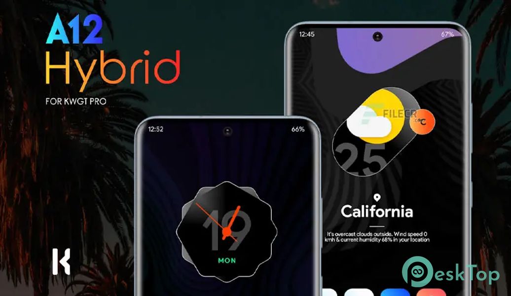 A12 Hybrid for KWGT v1.5 APK MOD Descarga gratuita completa