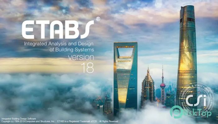 CSI ETABS Ultimate 22.7.0.4095 Tam Sürüm Aktif Edilmiş Ücretsiz İndir