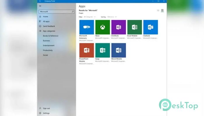 Microsoft Company Portal 1.0 Tam Sürüm Aktif Edilmiş Ücretsiz İndir