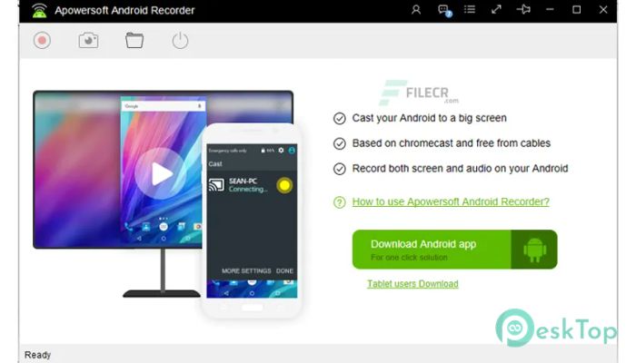  تحميل برنامج Apowersoft Android Recorder  1.2.4.2 برابط مباشر