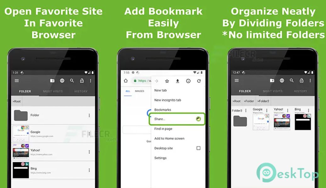 Bookmark Folder 5.5.0 APK MOD Полная бесплатная загрузка
