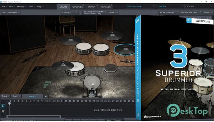  تحميل برنامج Toontrack Superior Drummer 3.3.3 برابط مباشر