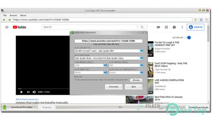  تحميل برنامج YouTube HD Downloader 1.1.1 برابط مباشر