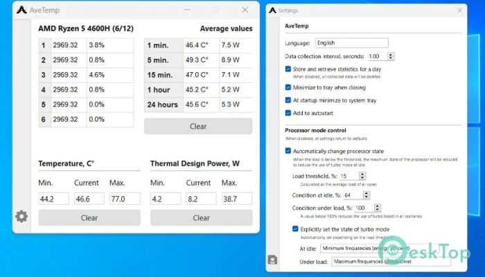 AveTemp 1.4.1 Tam Sürüm Aktif Edilmiş Ücretsiz İndir