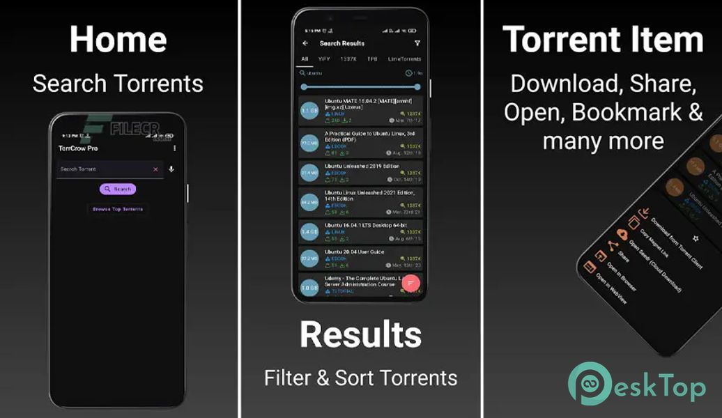 TorrCrow Pro – Torrent Search v27.4.0 APK MOD Tam Ücretsiz İndir