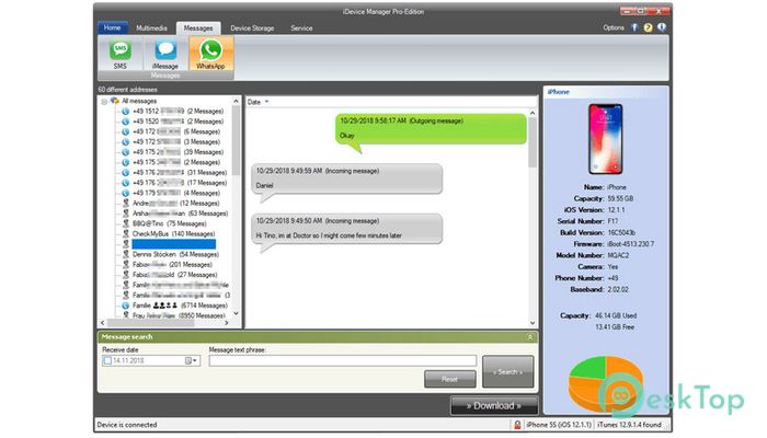iDevice Manager Pro Edition 10.8.2.0 Tam Sürüm Aktif Edilmiş Ücretsiz İndir