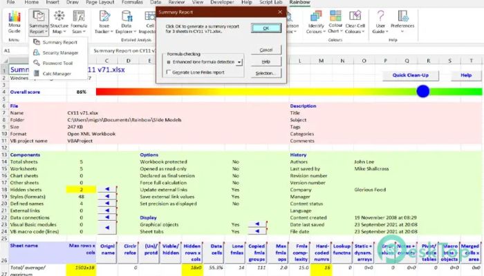 Скачать Rainbow Analyst add-in Professional 24.11.2 полная версия активирована бесплатно