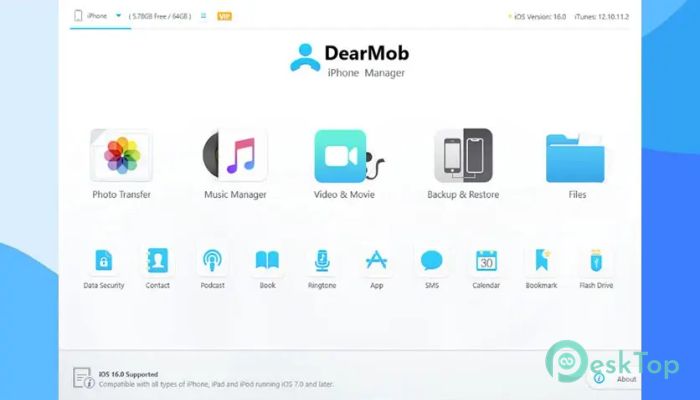 Скачать DearMob iPhone Manager 1.0 полная версия активирована бесплатно