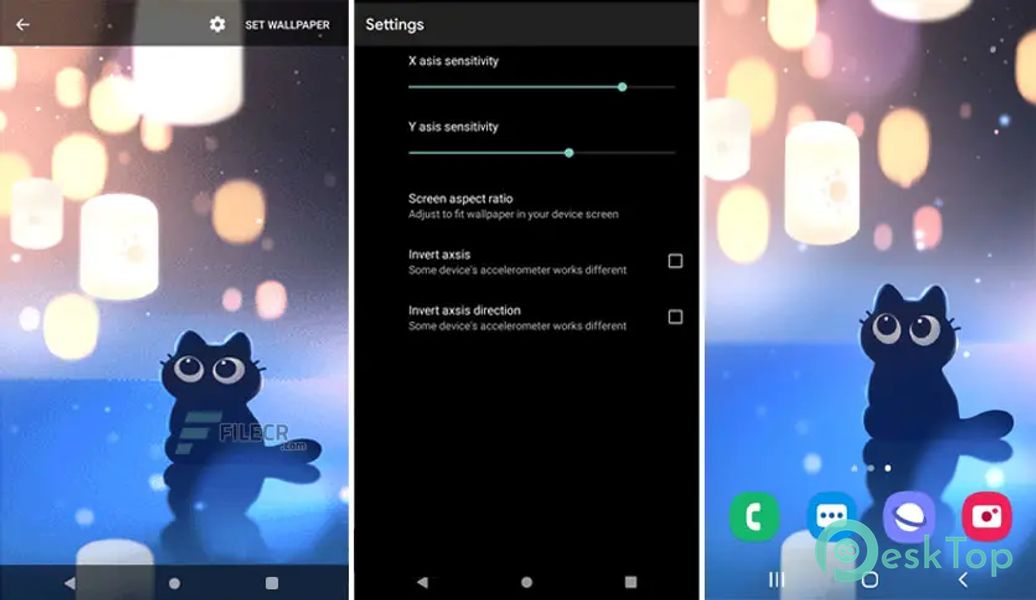 Floating Lights Live Wallpaper
