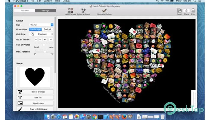 FigrCollage PRO  3.3.4 Mac İçin Ücretsiz İndir