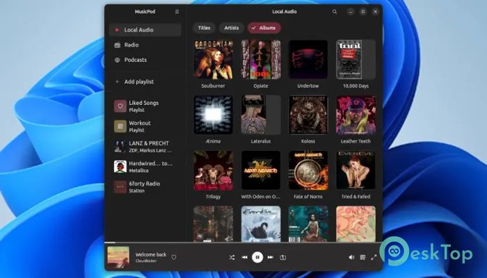 Ubuntu Flutter MusicPod 1.4.3 Tam Sürüm Aktif Edilmiş Ücretsiz İndir