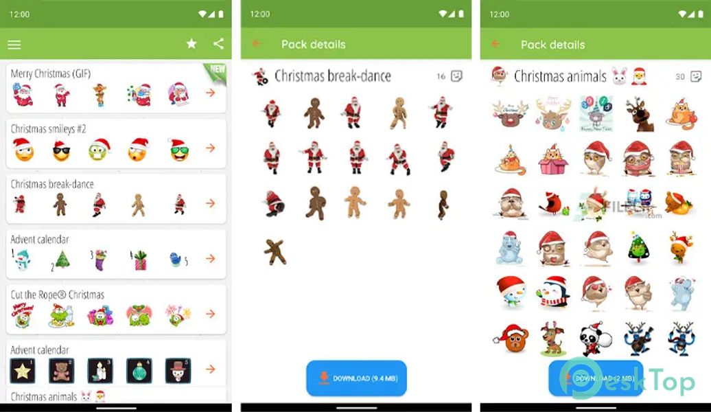 Christmas Stickers & GIF (WAStickerApps) v1.1.0 APK MOD تحميل مجاني كامل
