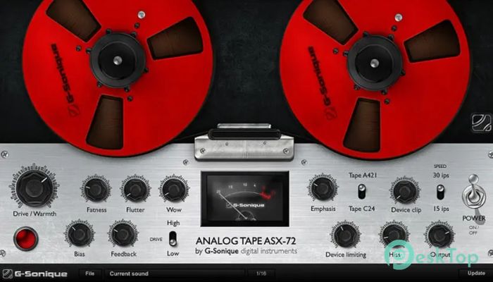 Download G-Sonique Analog Tape ASX-72 1.0 Free Full Activated
