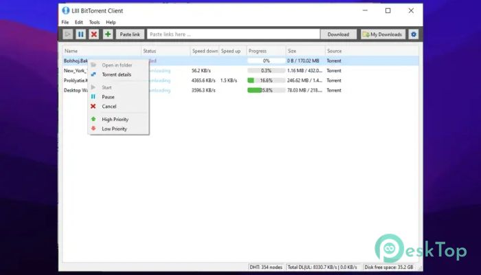 Download LIII BitTorrent Client 0.1.1.20 Free Full Activated