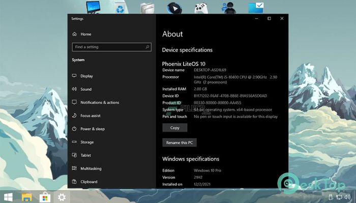  تحميل نظام Windows 10 Pro Phoenix Gamer برابط مباشر 