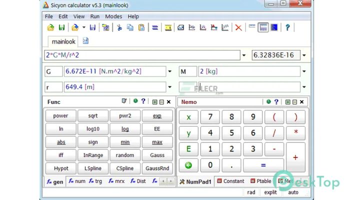  تحميل برنامج Sicyon Calculator  5.8 برابط مباشر