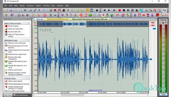 Diamond Cut Forensics10 Audio Laboratory 11.03 Tam Sürüm Aktif Edilmiş Ücretsiz İndir
