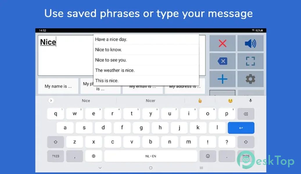 Speech Assistant AAC 6.5 APK MOD تحميل مجاني كامل