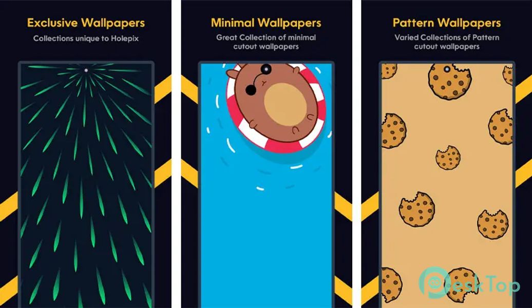 HolePix S23 Cutout Wallpapers v1.1.0 APK MOD Tam Ücretsiz İndir