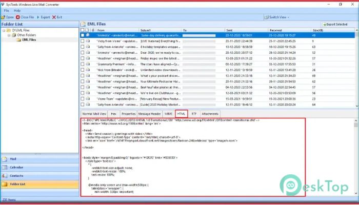 SysTools Windows Live Mail Converter 7.0 Tam Sürüm Aktif Edilmiş Ücretsiz İndir