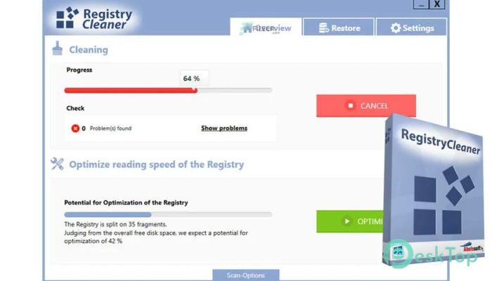 تحميل برنامج Abelssoft Registry Cleaner 2024 v9.0 برابط مباشر