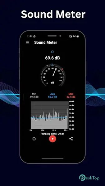 Télécharger Sound Meter PRO0 1.2.3 APK MOD Gratuitement et Complet