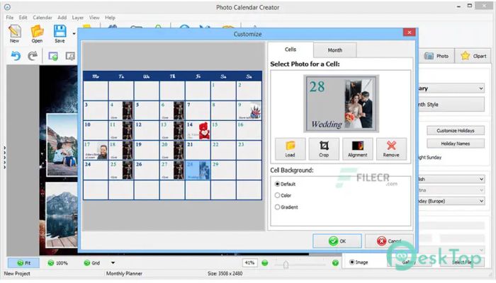 Скачать AMS Software Photo Calendar Creator Pro 17.5 полная версия активирована бесплатно
