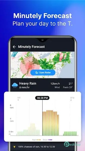 1Weather - Forecast & Radar 9.6.1 APK MOD Полная бесплатная загрузка