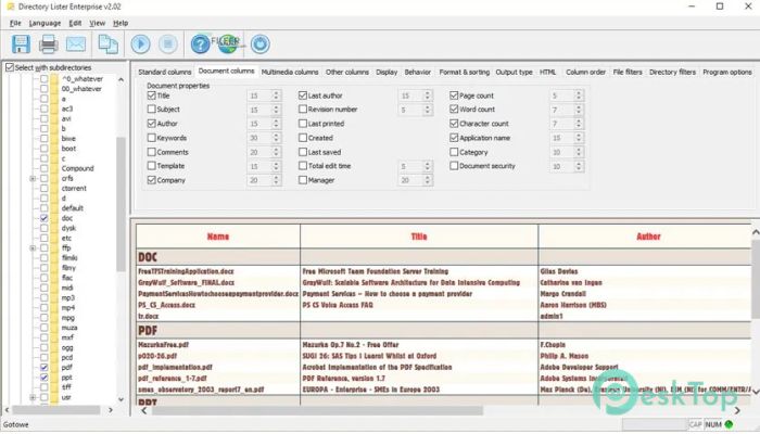 下载 Directory Lister Pro 2.48 Enterprise 免费完整激活版