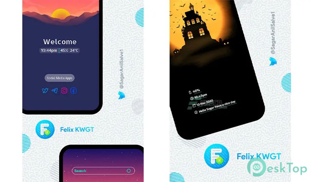 Felix KWGT v13.0.0 APK MOD Tam Ücretsiz İndir