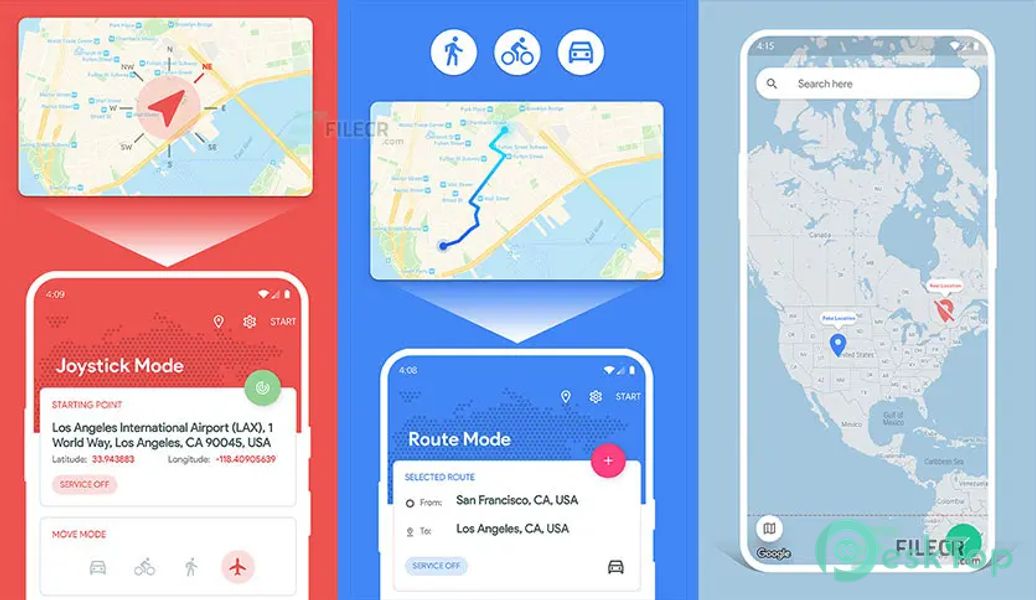 Télécharger Fake GPS Location – Joystick and Routes v4.1.25 APK MOD Gratuitement et Complet