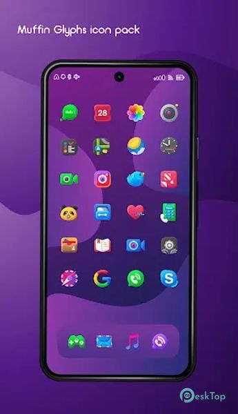 Muffin Glyphs Icon Pack 2.0.2 APK MOD تحميل مجاني كامل