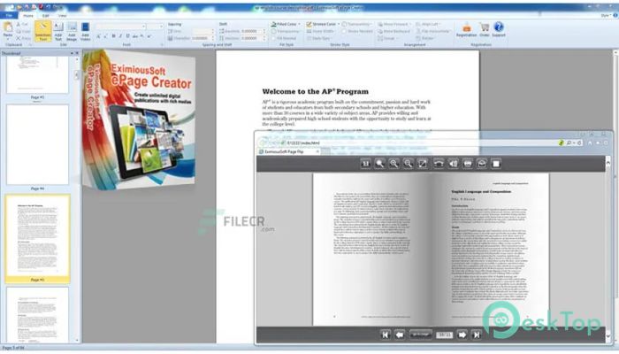 Download EximiousSoft ePage Creator  3.06 Free Full Activated