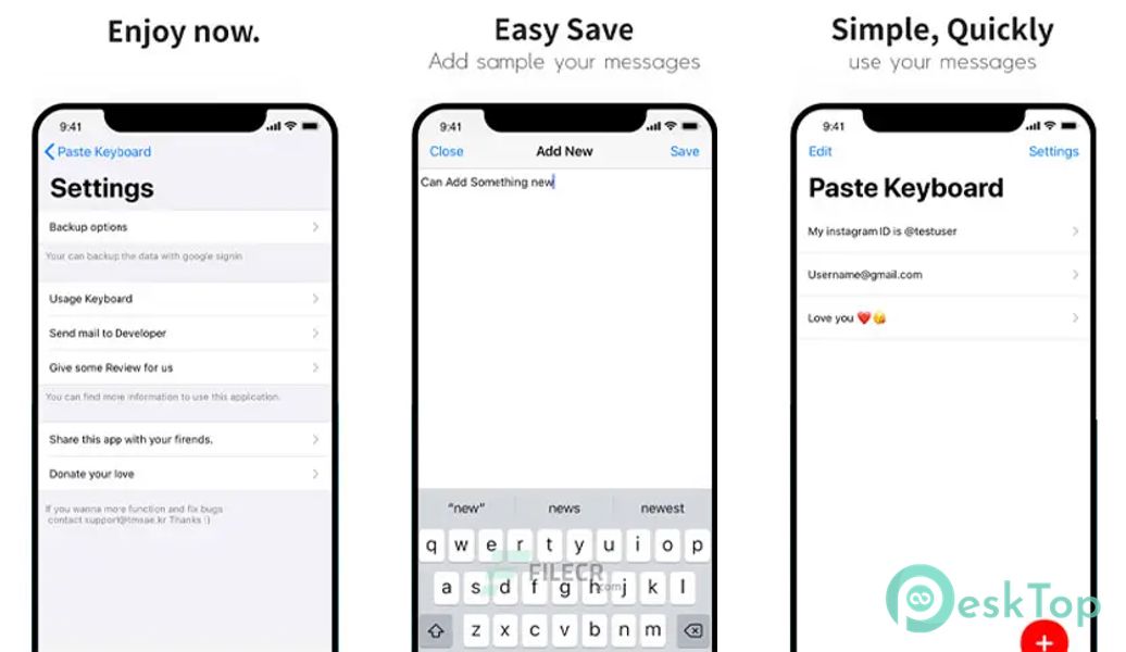 Auto Paste Keyboard – AutoSnap Keyboard Adfree