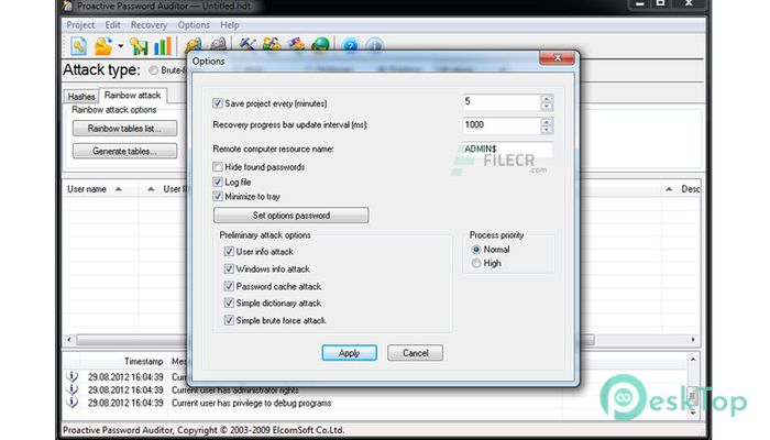 Elcomsoft Proactive Password Auditor Unlimited 2.08.64 完全アクティベート版を無料でダウンロード