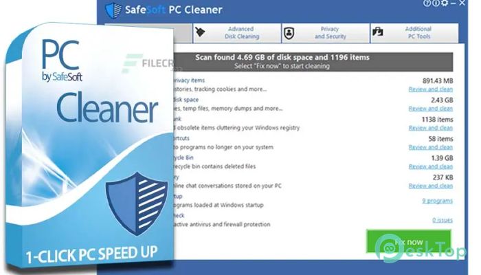  تحميل برنامج SafeSoft PC Cleaner Pro  7.5.0.6 برابط مباشر