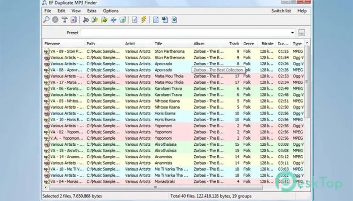 EF Duplicate MP3 Finder 1.0 Tam Sürüm Aktif Edilmiş Ücretsiz İndir
