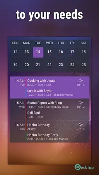 Event Flow Calendar Widget 1.9.6 APK MOD Tam Ücretsiz İndir