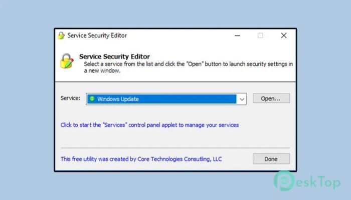 Download Service Security Editor 6.1.0.37 Free Full Activated