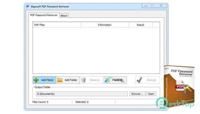 Download Mgosoft PDF Password Remover  10.0.0 Free Full Activated