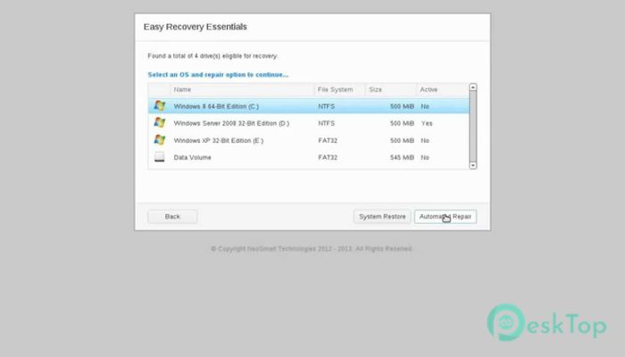 Easy Recovery Essentials Pro  完全アクティベート版を無料でダウンロード