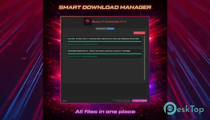 Neeraj YT Downloader 1.0 Tam Sürüm Aktif Edilmiş Ücretsiz İndir