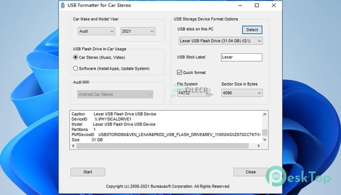 Download USB Formatter for Car Stereo 2.01 Free Full Activated
