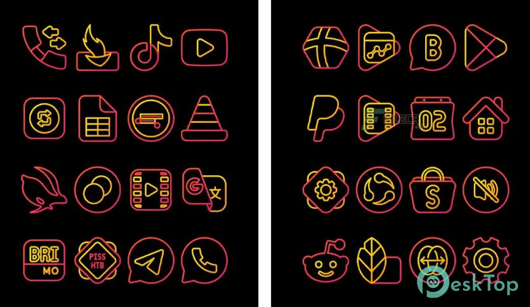 Nambula Red Carpet – Lines Icon Pack
