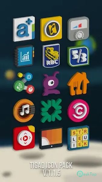 Tigad Pro Icon Pack 3.4.8 APK MOD Unlocked (Full) Free Download