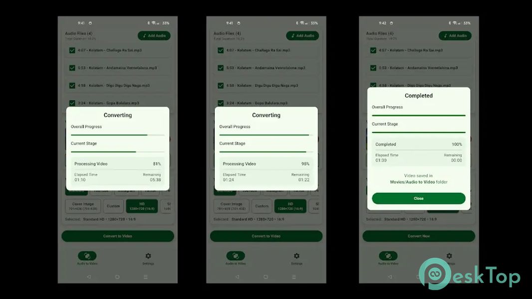 Audio to Video Converter 1.2.1 APK MOD Unlocked (Full) Free Download