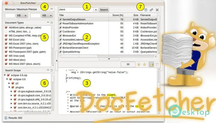 Скачать DocFetcher 1.1.25 полная версия активирована бесплатно
