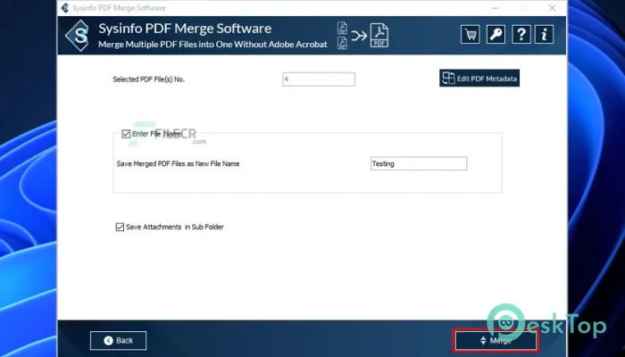 Скачать SysInfoTools PDF Merge 3.0 полная версия активирована бесплатно