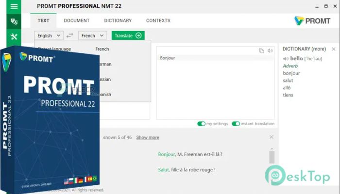 下载 Promt Professional NMT 23.0.60 免费完整激活版